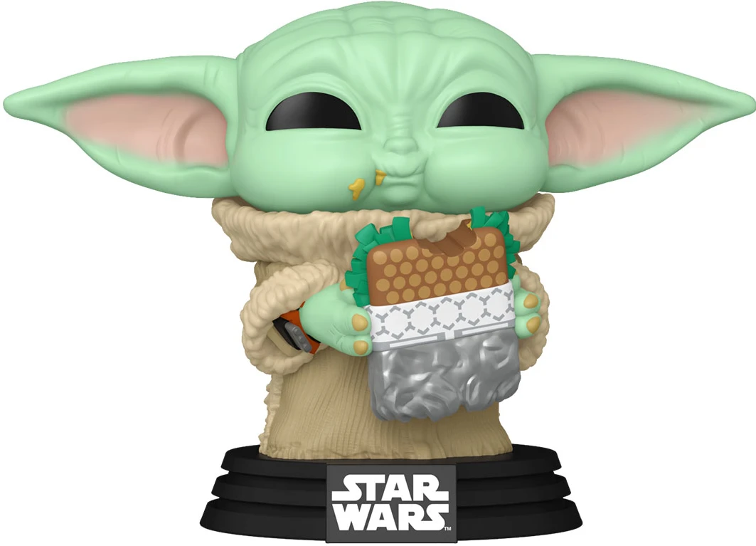 Коллекционная фигурка FUNKO POP! серии Мандалорец и Грогу - ГРОГУ С СЭНДВИЧЕМ (90821)